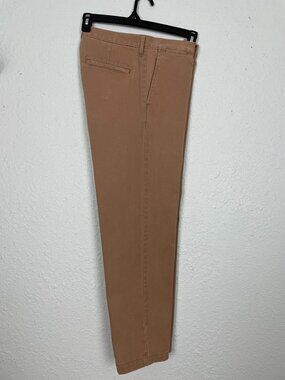 Haggar Pants Mens 30x30 (Fits 30x28) Khaki Brown Classic Fit Straight Cotton 187